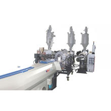 Three-layer co-extruded PP/PE pipe production machine line